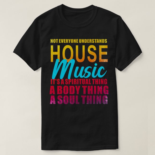 Camiseta Música House7 (Diseño del anverso)