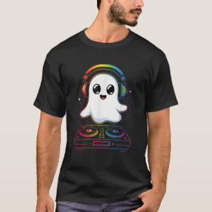 Camiseta Música House Fantasma DJ Ilusión Óptica Edm Hallow