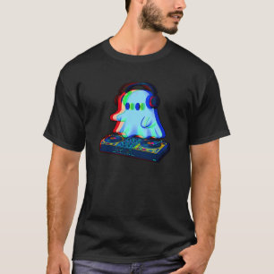 Camiseta Música House Fantasma Rave DJ Celebración de Hallo
