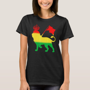 Camiseta Música Jamaicana Reggae Rasta León Rastafari