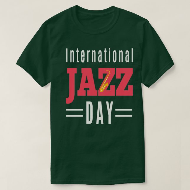 Camiseta música jazz (Diseño del anverso)
