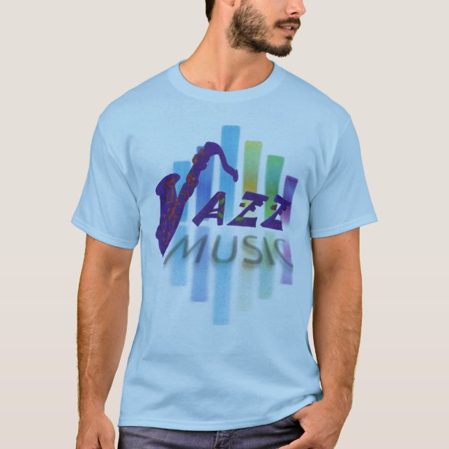 Camiseta música jazz (Anverso)