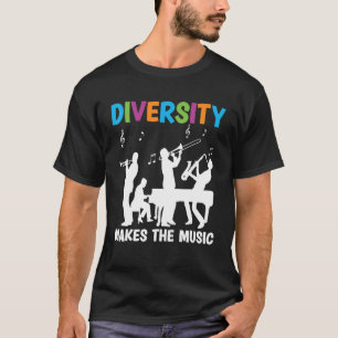 Camiseta Música Jazz Masculina Trucha saxofónica Piano Jazz