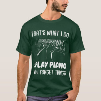 Camiseta Música, juego piano y yo forjando regalos musicale