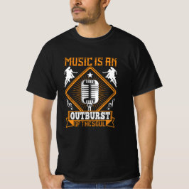 Camiseta Música - La Música Es Un Brote Del Alma