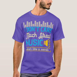 Camiseta Música Lo Que Me Gusta Son Los Sonidos