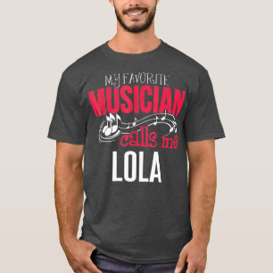Camiseta Música Lola Diseñar mis llamadas favoritas de m