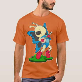 Camiseta Música mariposa guitarra