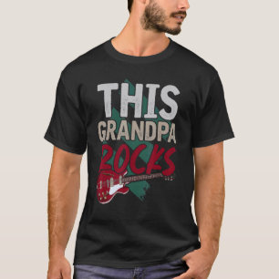 Camiseta Música masculina jubilada Abuelo Guitariano Reti M