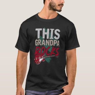 Camiseta Música masculina jubilada Abuelo Guitariano Reti M