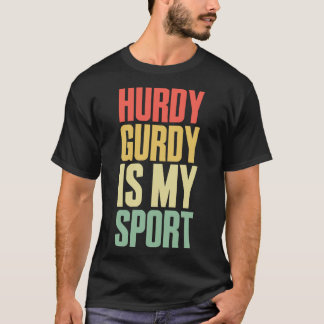 Camiseta Música Medieval Hurdy Gurdy Sport Instrument