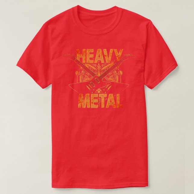 Camiseta Música Metalizado fuerte2 (Diseño del anverso)