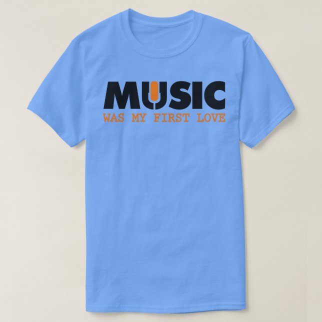 Camiseta Música mi primer amor (Diseño del anverso)