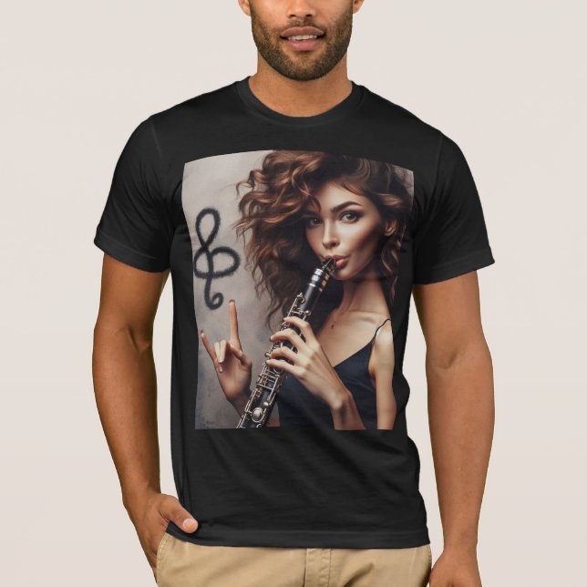 Camiseta Música moderna Clarinet (Anverso)