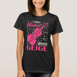 Camiseta Música musical violinista violinista