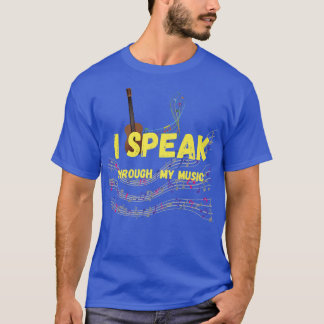 Camiseta Música, Músicos Y Amantes De La Guitarra, Música G