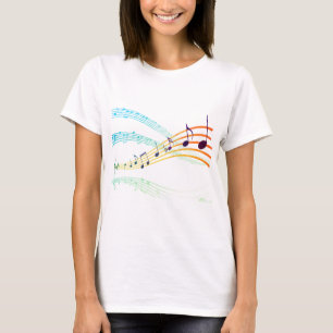 Camiseta Música, notas, música