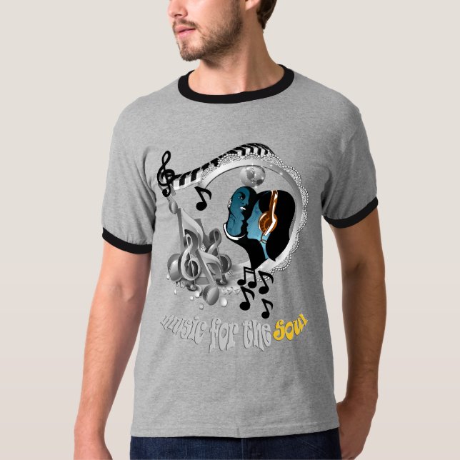 Camiseta Música para el alma (Anverso)