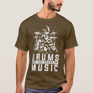 Camiseta Música Percussion Lover Gift Rock Músico Tambores