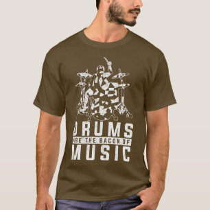 Camiseta Música Percussion Lover Gift Rock Músico Tambores
