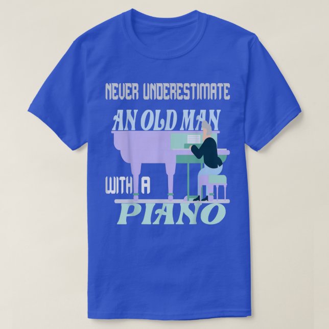 Camiseta Música pianista (Diseño del anverso)