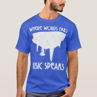 Camiseta Música pianista