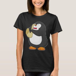 Camiseta Música pingüino saxofónica