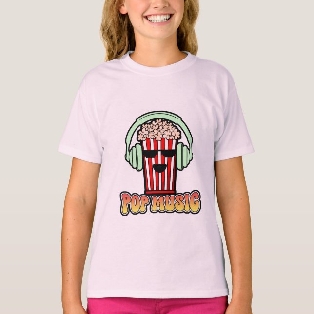 Camiseta Música pop (Anverso)