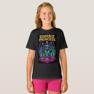 Camiseta Música Pop Concierto Princesa Zombie Infantil