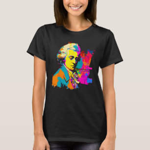 Camiseta Música Pop Mozart Piano