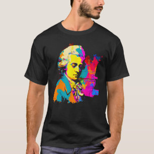 Camiseta Música Pop Mozart Piano