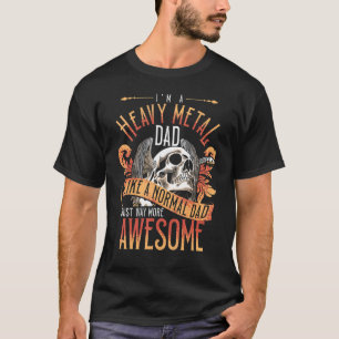 Camiseta Música Punk Rock de Papá Enfriador de Heavy Metal