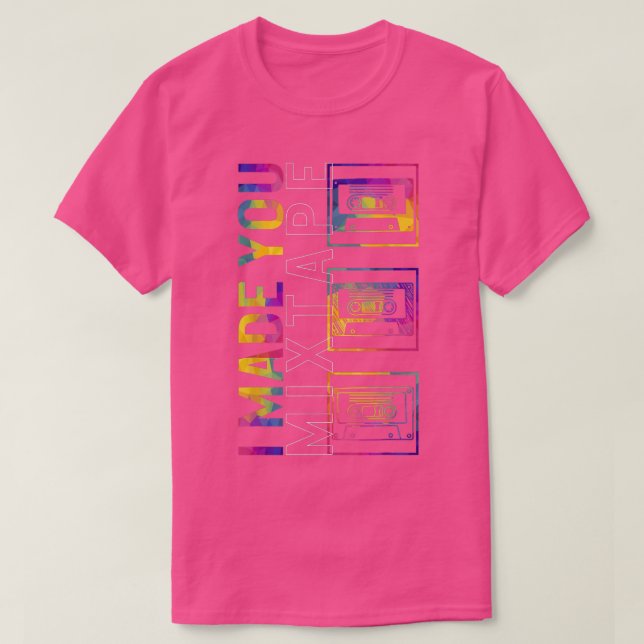 Camiseta Música que te hice un registro de cosecha de mixta (Diseño del anverso)