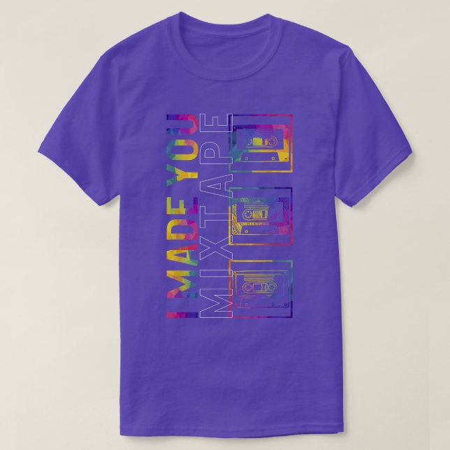 Camiseta Música que te hice un registro de cosecha de mixta (Diseño del anverso)