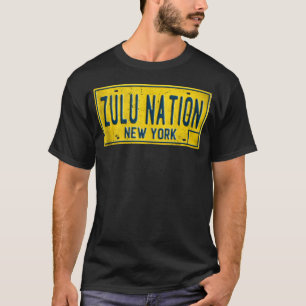 Camiseta Música Rap Hip Hop Retro Zulu Nation Nueva York