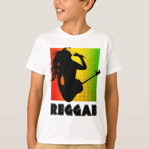 Camiseta Música Rasta Rastaman del reggae que canta tocand