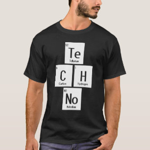 Camiseta Música Rave Química Hard Techno Raver Techno Oscur