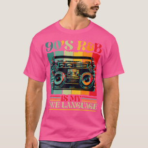 Camiseta Música Rb De 90 Para Hombres Chica Rnb Lover