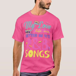Camiseta Música Rb De 90 Para Hombres Chica Rnb Rhythm