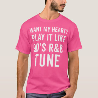Camiseta Música Rb De 90 Para Hombres Chica Rnb Rhythm