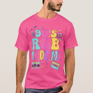 Camiseta Música Rb De 90 Para Hombres Chica Rnb Rhythm