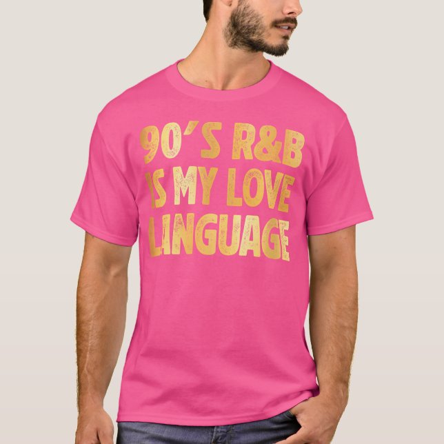 Camiseta Música Rb De 90 Para Hombres Chica Rnb Rhythm (Anverso)