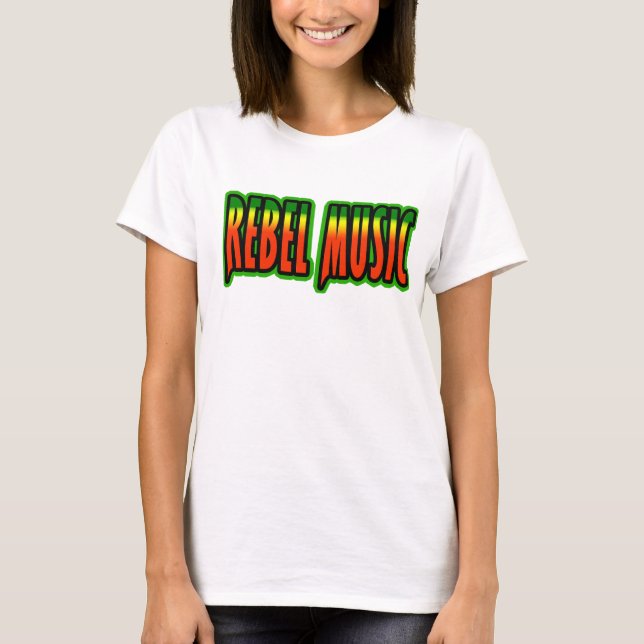 Camiseta Música rebelde (Anverso)