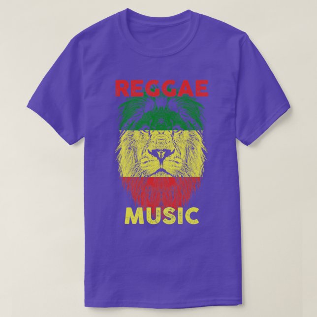 Camiseta Música Reggae18 (Diseño del anverso)