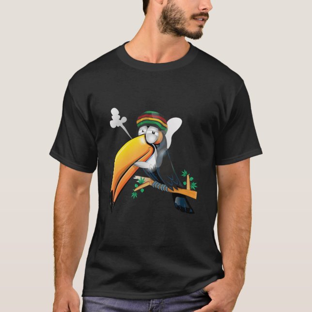 Camiseta Música Reggae Bob Marley Rasta Jamaica (Anverso)
