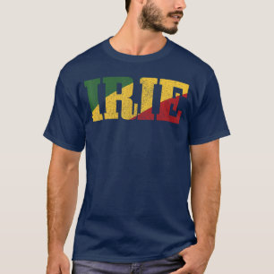 Camiseta Música Reggae Irie Jamaica Reta Vintage Rasta Rast