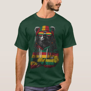 Camiseta Música Reggae Rasta Jamaica Rastafari Raíces Jamai