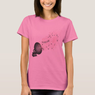 Camiseta música retra