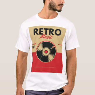 Camiseta Música retro