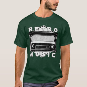 Camiseta Música retro música musical